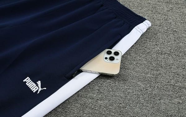 23/24 Puma Blue White Full Zipper Jacket+Pants - Image 2