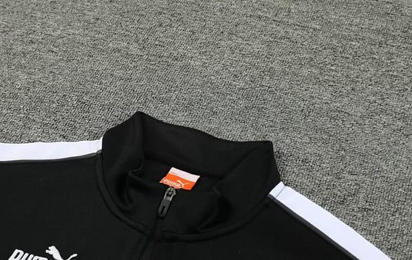23/24 Puma Black White Full Zipper Jacket+Pants - Image 4