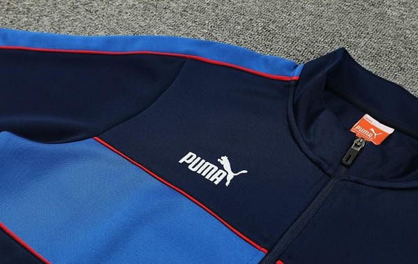 23/24 Puma Navy Full Zipper Jacket+Pants - Image 3