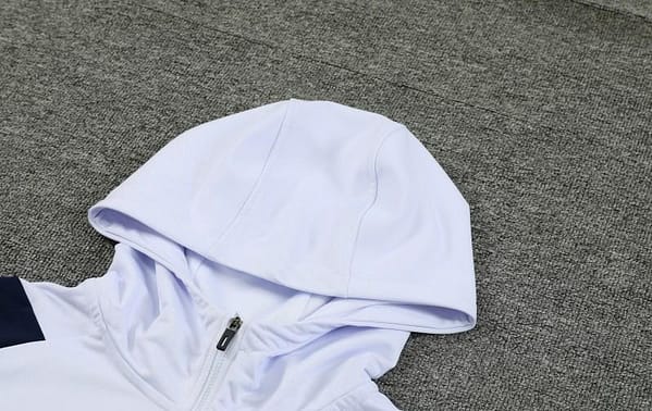 23/24 Ajax White Hoodie Full Zipper Jacket+Pants - Image 3