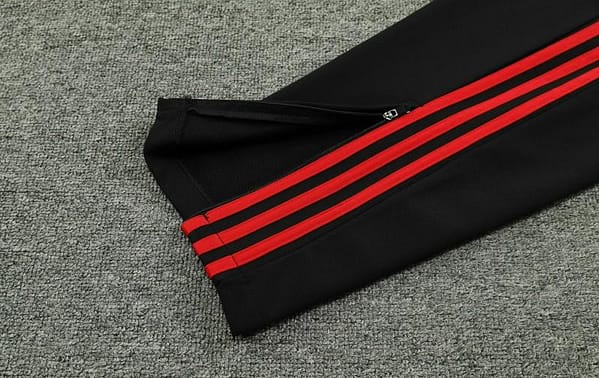 23/24 Manchester United White Hoodie Half Zipper Jacket+ Pants - Image 13