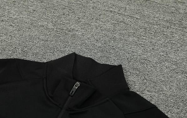 23/24 Manchester United Black Full Zipper Jacket+Pants - Image 3