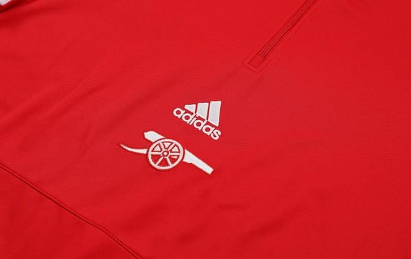 23/24 Arsenal Red/White Half Zipper Jacket+ Pants - Image 5