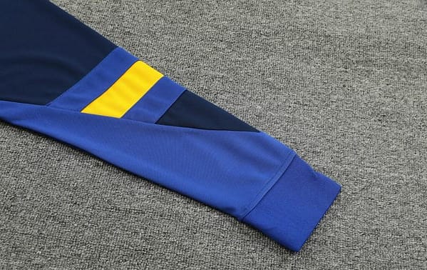 23/24 Boca Juniors Blue Black Half Zipper Hoodie Jacket +Pants - Image 2