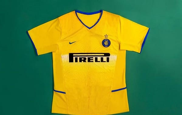 Retro 02/03 Inter Milan Third Yellow Jersey - Image 9