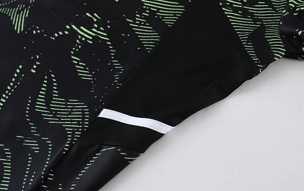 2023 Manchester United Dark Green Half Zipper Tracksuit - Image 11