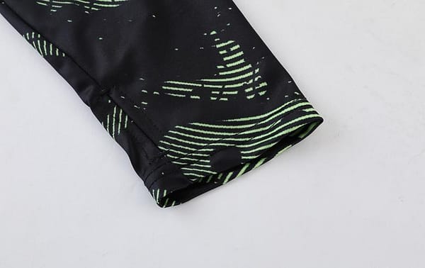 2023 Manchester United Dark Green Half Zipper Tracksuit - Image 12