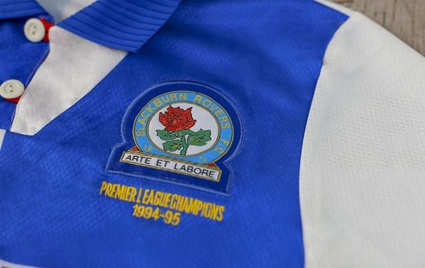 Retro 94/96 Blackburn Rovers Home Soccer Jersey - Image 8