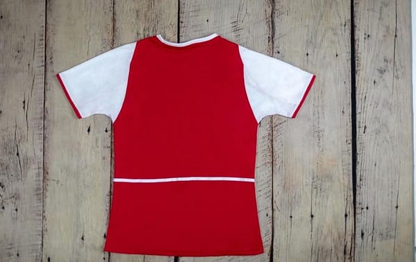 Retro 02/04 Arsenal Home Soccer Jersey - Image 3