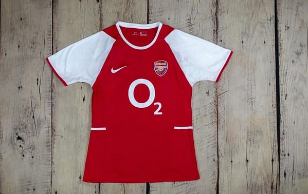 Retro 02/04 Arsenal Home Soccer Jersey - Image 10