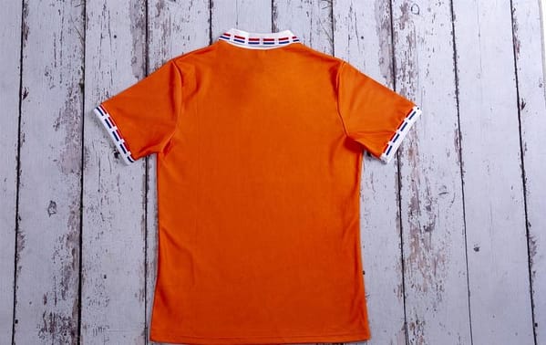 Retro 1996 The Netherlands Home Soccer Jersey - Image 2