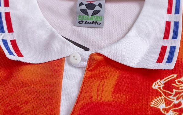 Retro 1996 The Netherlands Home Soccer Jersey - Image 6
