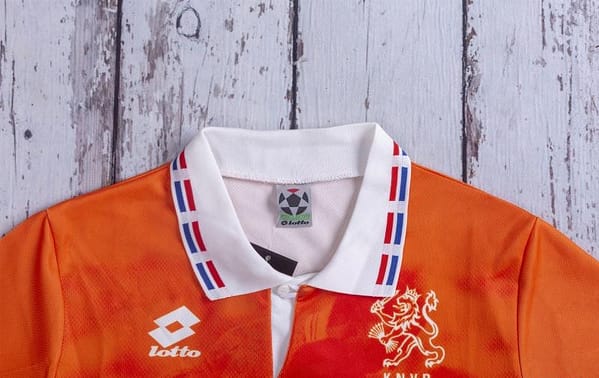 Retro 1996 The Netherlands Home Soccer Jersey - Image 9