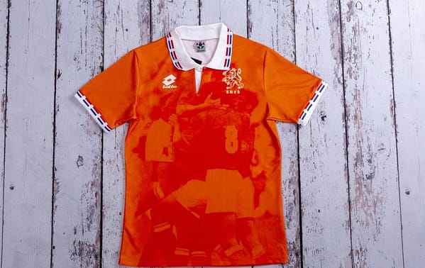 Retro 1996 The Netherlands Home Soccer Jersey - Image 12