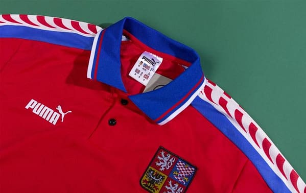 Retro 1996 Czech Republic Home Soccer Jersey - Image 7