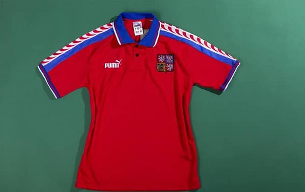 Retro 1996 Czech Republic Home Soccer Jersey - Image 10
