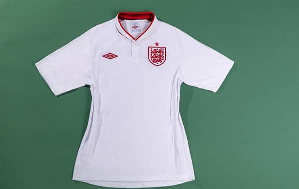 Retro 2012 England Home Soccer Jersey - Image 5