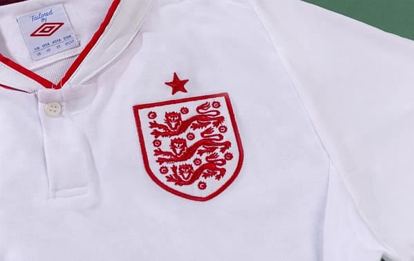 Retro 2012 England Home Soccer Jersey - Image 9