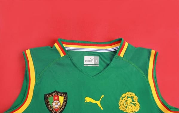 Retro 2002 Cameroon Home Soccer Jersey - Image 9
