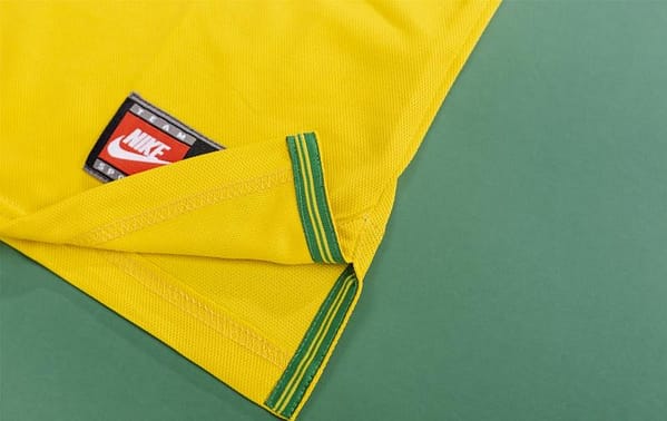 Retro 1998 Brazil Home Soccer Jersey - Image 6
