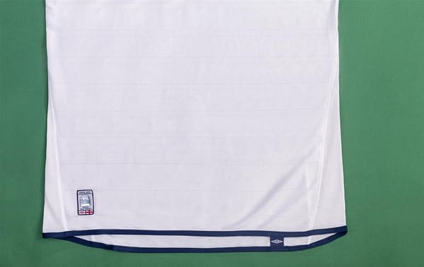 Retro 2004 England Home Soccer Jersey - Image 2