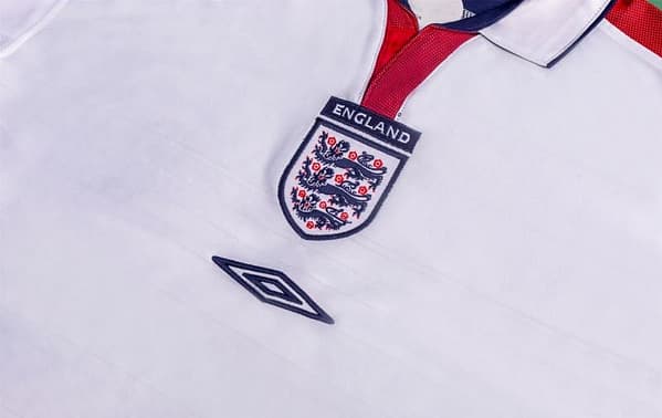 Retro 2004 England Home Soccer Jersey - Image 7