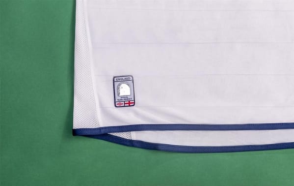 Retro 2004 England Home Soccer Jersey - Image 8