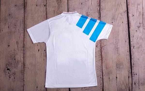RETRO 92/93 Marseille Home Soccer Jersey - Image 4