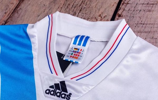 RETRO 92/93 Marseille Home Soccer Jersey - Image 7