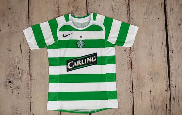 RETRO 05/06 Celtic Home Soccer Jersey - Image 10