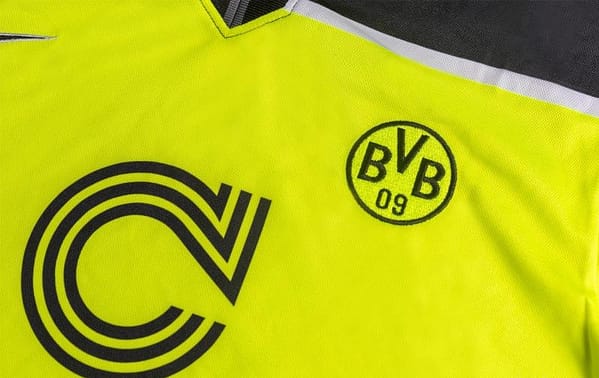 RETRO 96/97 Dortmund Champions League Home Soccer Jersey - Image 7