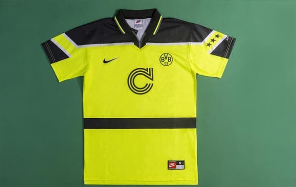 RETRO 96/97 Dortmund Champions League Home Soccer Jersey - Image 10
