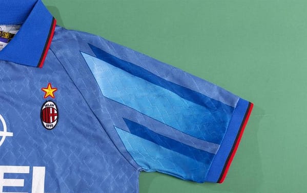 RETRO 94/95 AC Milan Second Away Game Soccer Jersey - Image 7