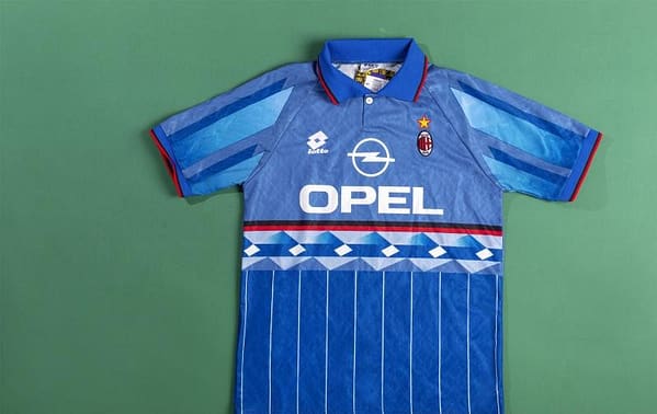RETRO 94/95 AC Milan Second Away Game Soccer Jersey - Image 10