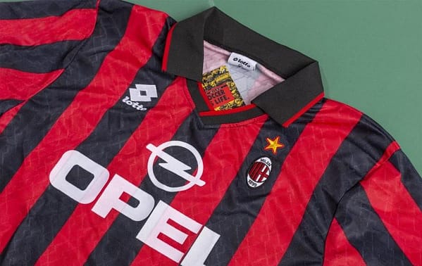 RETRO 94/96 AC Milan Home Soccer Jersey - Image 7