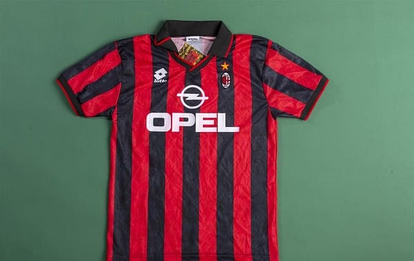 RETRO 94/96 AC Milan Home Soccer Jersey - Image 9