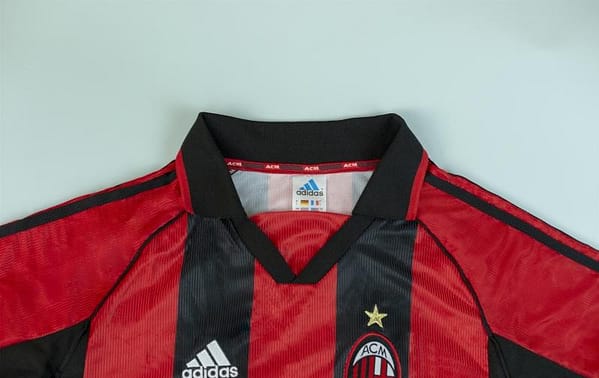 RETRO 98/00 AC Milan Home Soccer Jersey - Image 5