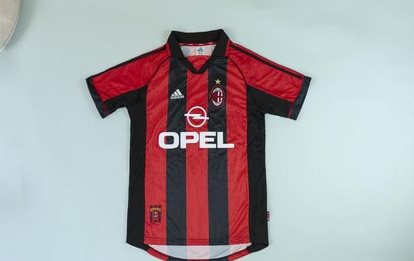 RETRO 98/00 AC Milan Home Soccer Jersey - Image 9