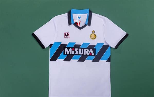 RETRO 90/91 Inter Away Soccer Jersey - Image 9