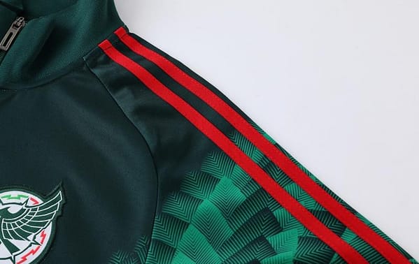 2022 Mexico Dark Green Full Zipper Tracksuit - Image 18