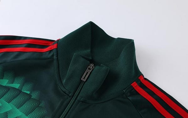 2022 Mexico Dark Green Full Zipper Tracksuit - Image 20