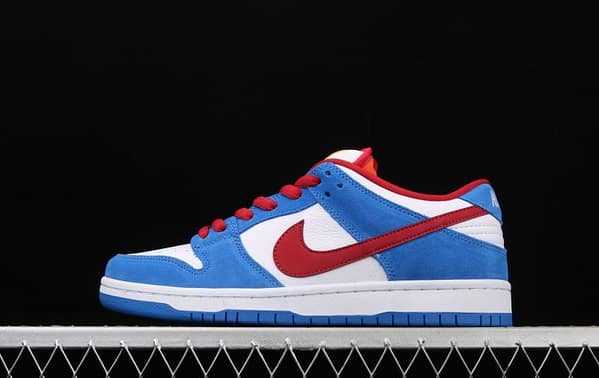 NIKE SB DUNK Low Doraemon robot cat theme color matching BQ6817-400