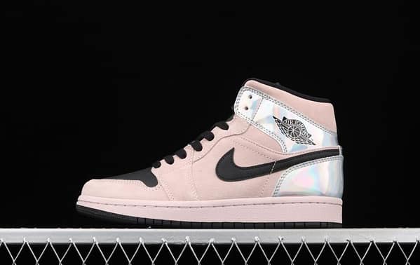 Air Jordan 1 Mid GS laser powder Zhongbang basketball shoes BQ6472-602