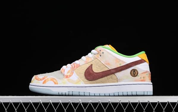 NIKE SB DUNK Low CNY joint style Chinese mandarin duck tie-dyed low-top skateboard shoes CV1628-800