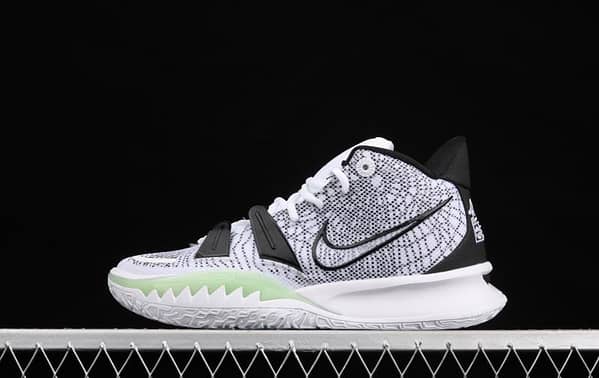 NIKE Kyrie 7 HIP-POP Owen 7th generation hip hop theme luminous white and green CQ9327-100