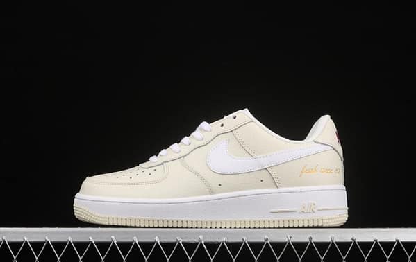 NIKE Air Force 1x 07 Rpm EMB popcorn cream low-top leisure sports board shoes CW2919-100