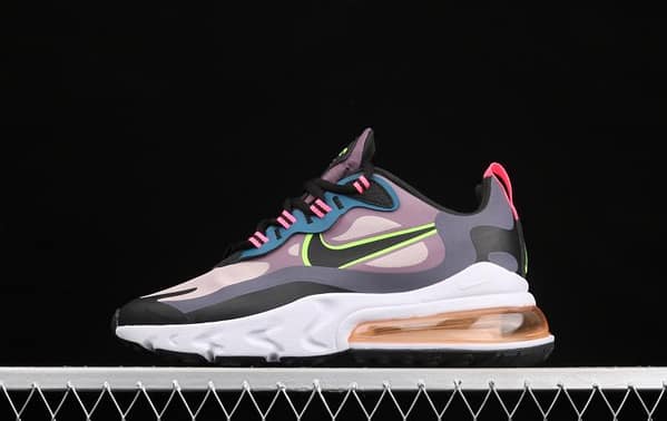 NIKE Air Max 270React new high frequency mesh hollowed-out half-palm air cushion running shoes CV8818-500