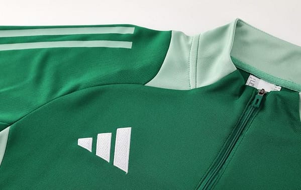 2024 Adidas Green Half Zipper Jacket +Long Pants - Image 6