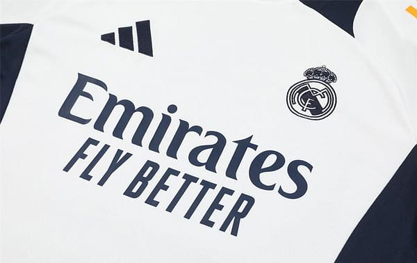 24/25 Real Madrid White Short Sleeve Jersey+Shorts - Image 11
