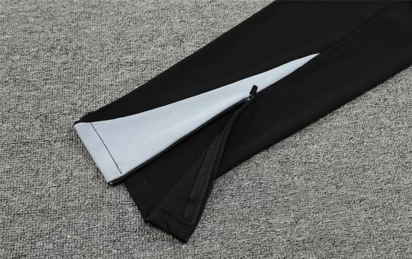 2024 South Korea Grey Half Zipper Jacket+Long Pants - Image 3